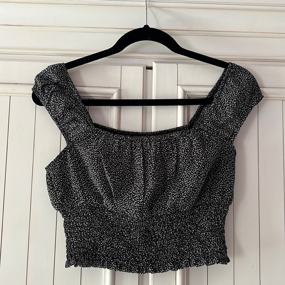 Altar’d State Cropped Cheetah Tank